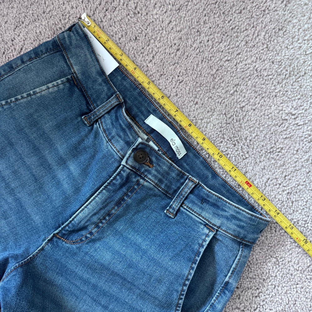 Ella Moss Wide Leg Crop Medium Wash Jeans Size 4 NWT - Picture 4 of 8